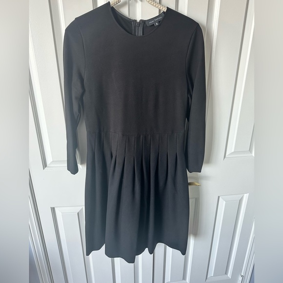 Rare Find! Classic Pink Tartan stretch skater dress. Size M. Black - Picture 1 of 5